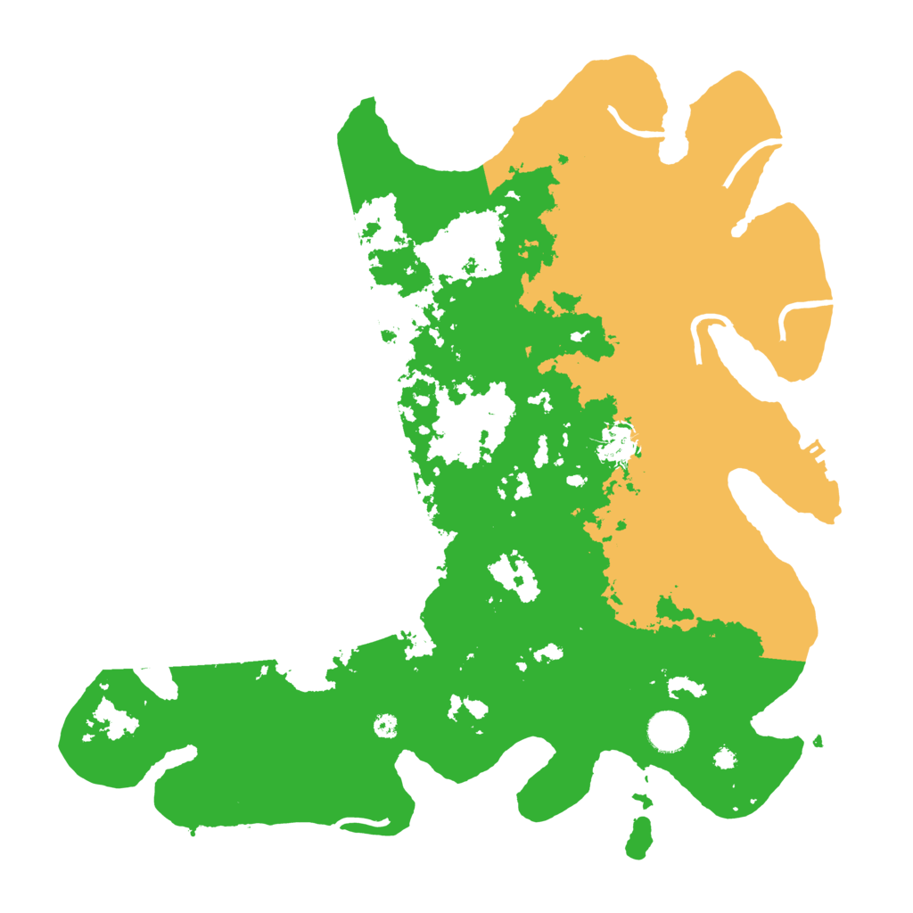Biome Rust Map: Procedural Map, Size: 3850, Seed: 2128018631