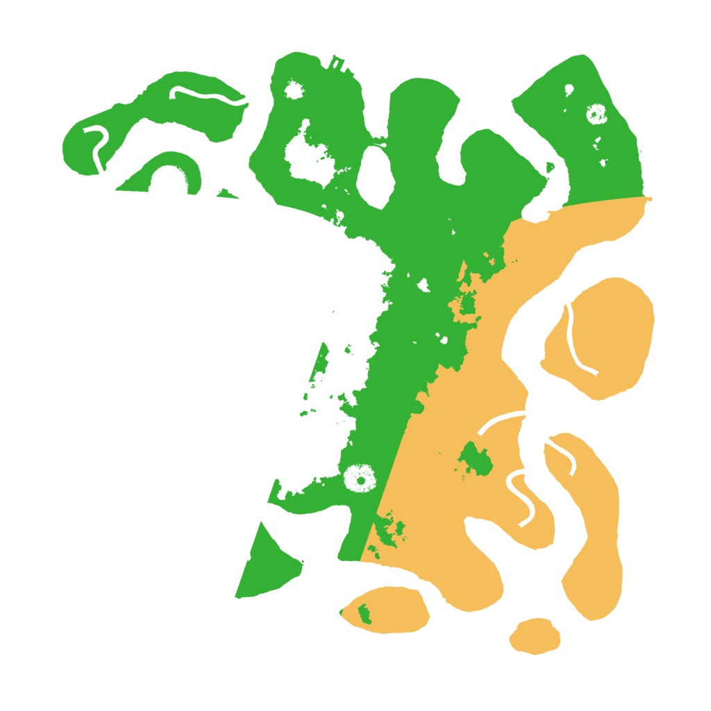 Biome Rust Map: Procedural Map, Size: 3500, Seed: 4275040