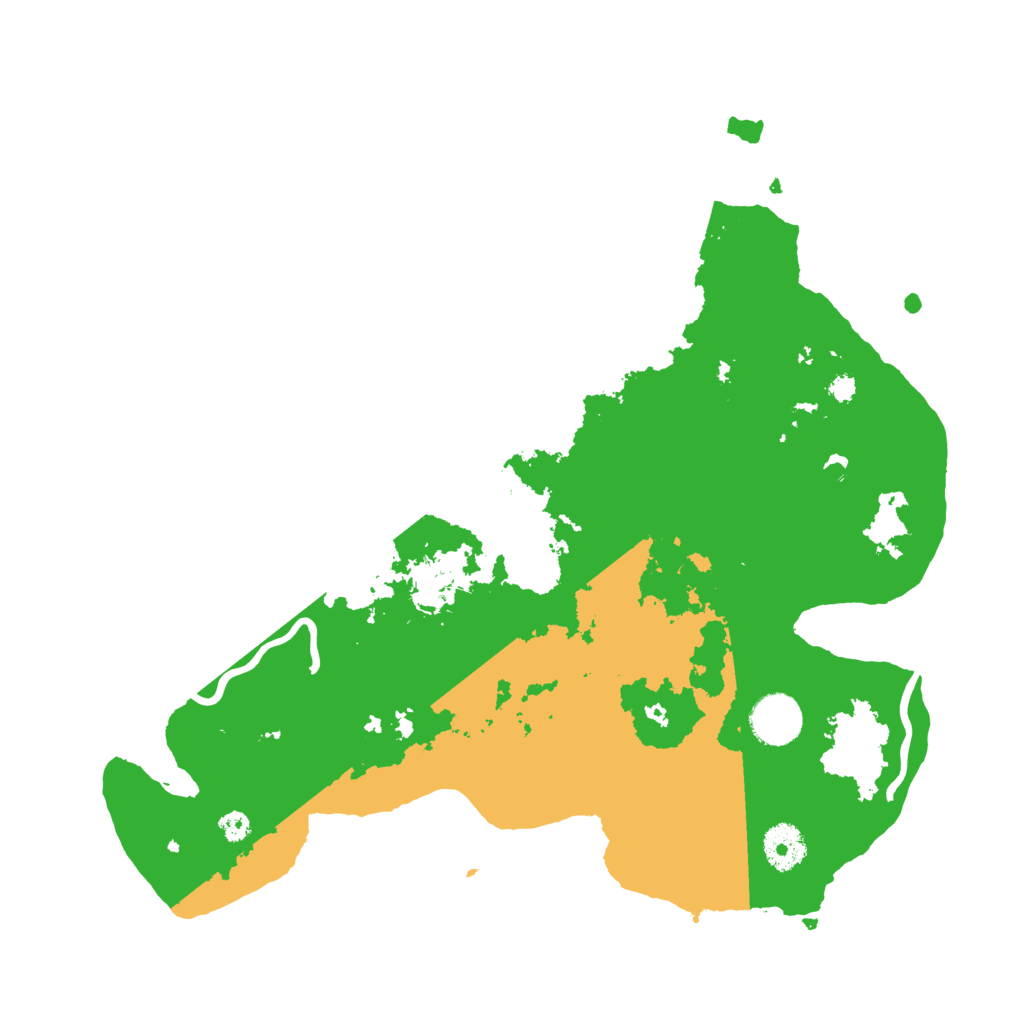 Biome Rust Map: Procedural Map, Size: 3500, Seed: 475583