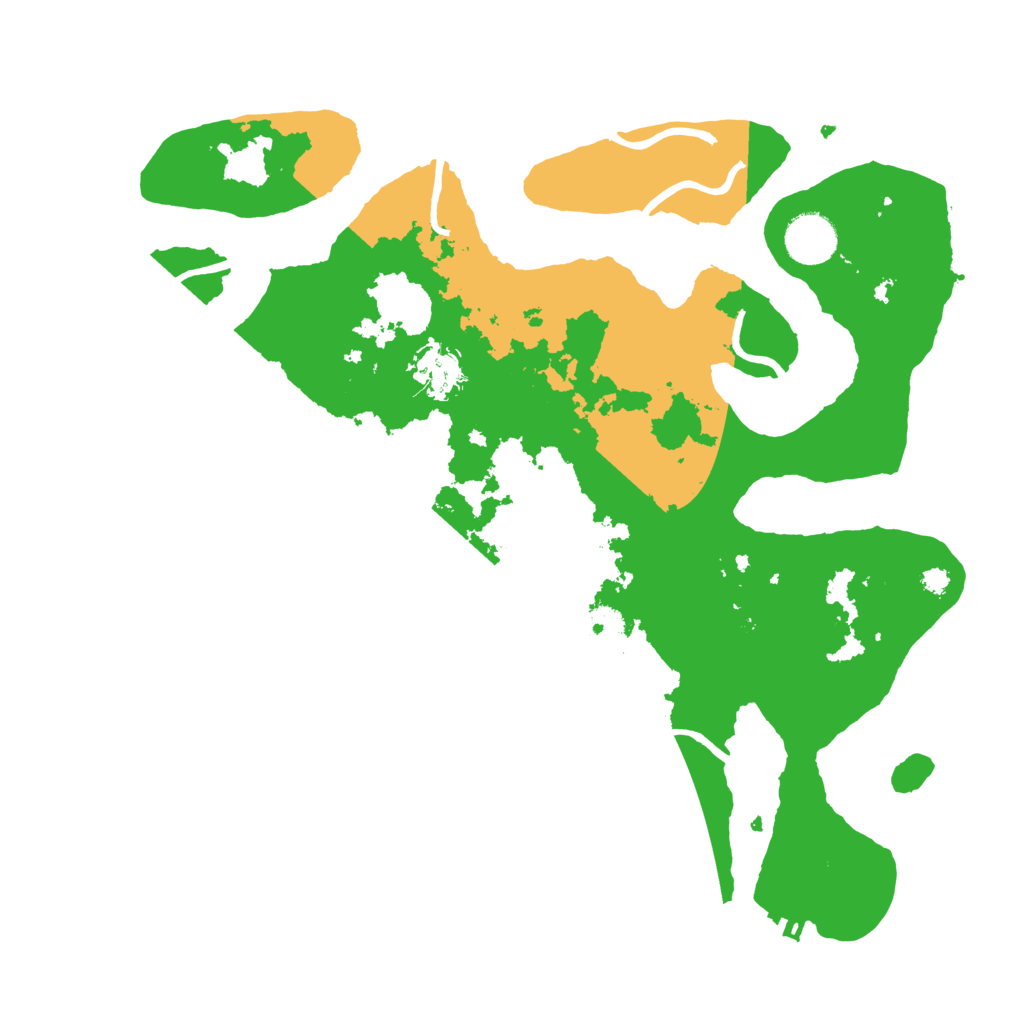 Biome Rust Map: Procedural Map, Size: 3500, Seed: 1823137444