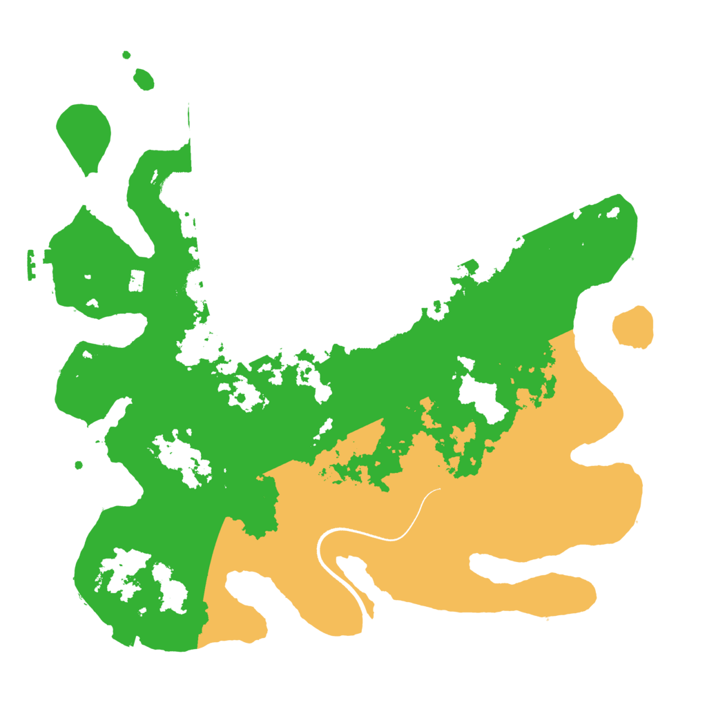 Biome Rust Map: Procedural Map, Size: 3500, Seed: 1286178