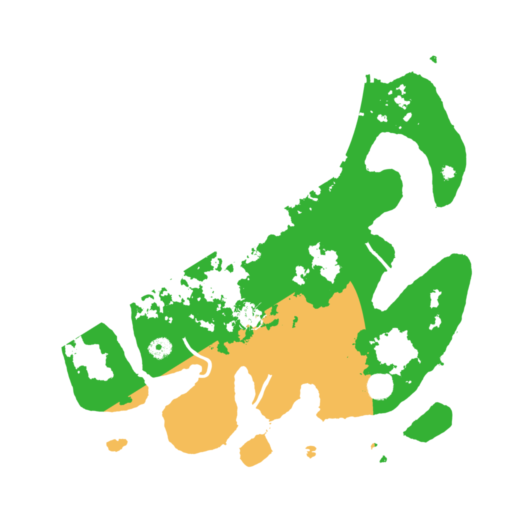 Biome Rust Map: Procedural Map, Size: 3500, Seed: 4441243