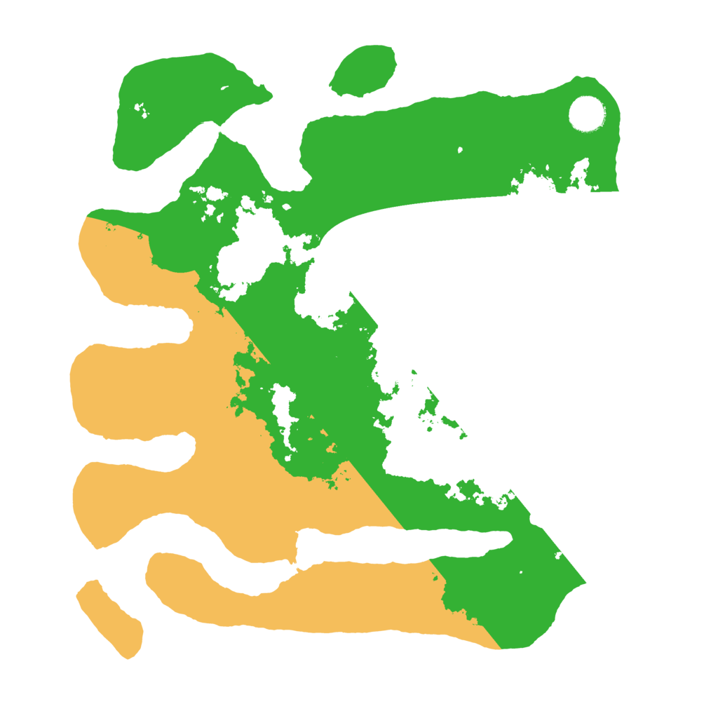 Biome Rust Map: Barren, Size: 3500, Seed: 4185033