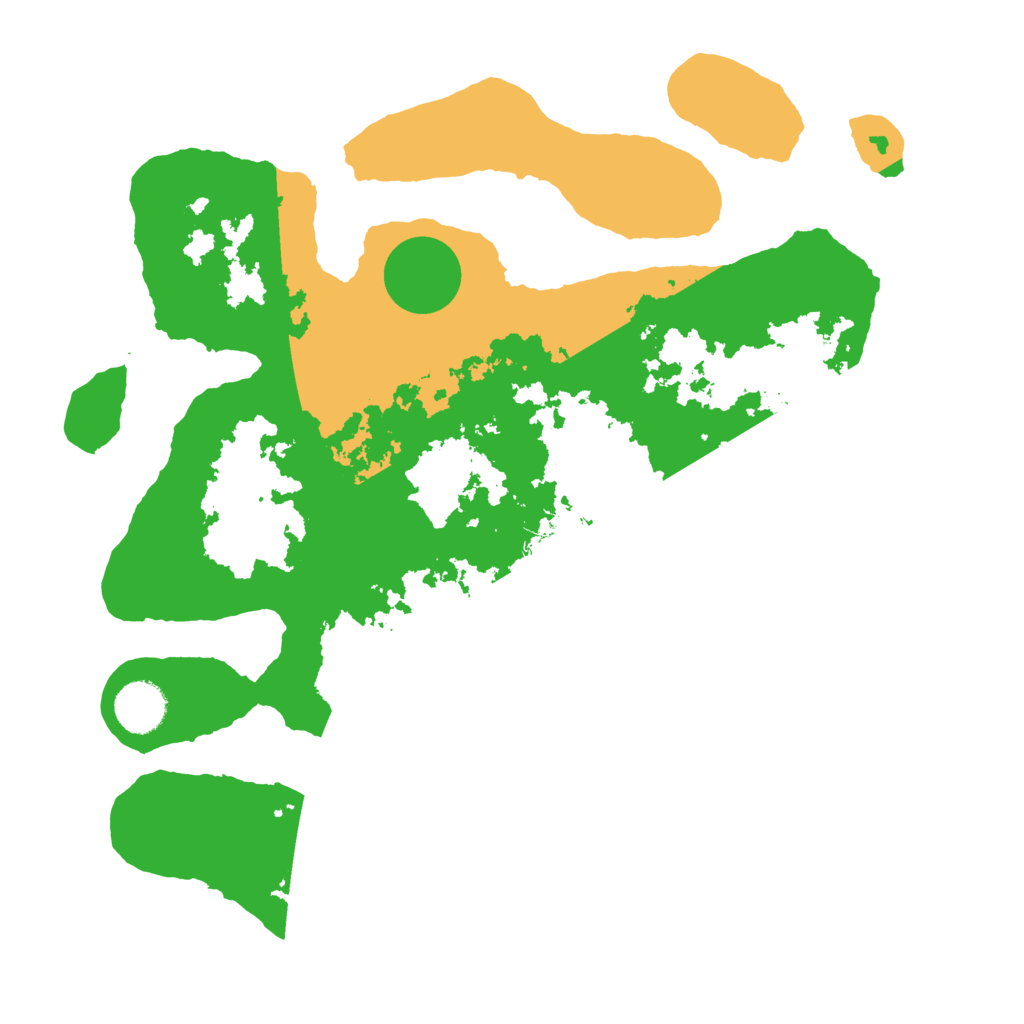 Biome Rust Map: Barren, Size: 3500, Seed: 2852343