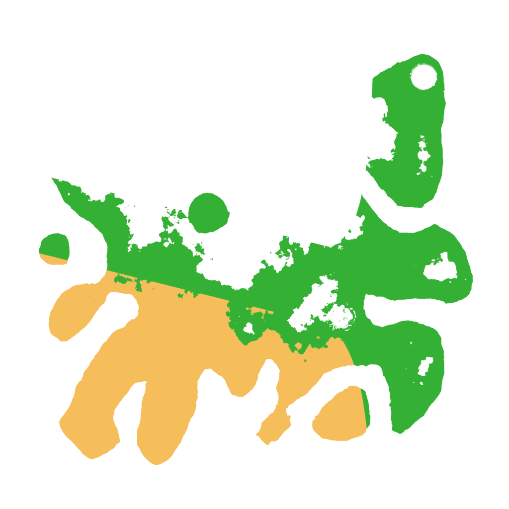 Biome Rust Map: Barren, Size: 3500, Seed: 5502240