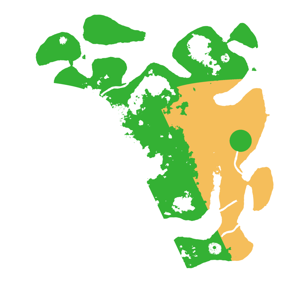 Biome Rust Map: Procedural Map, Size: 3500, Seed: 514113