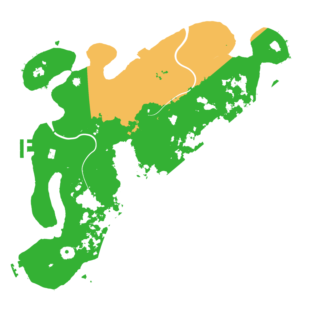 Biome Rust Map: Procedural Map, Size: 3500, Seed: 2472975