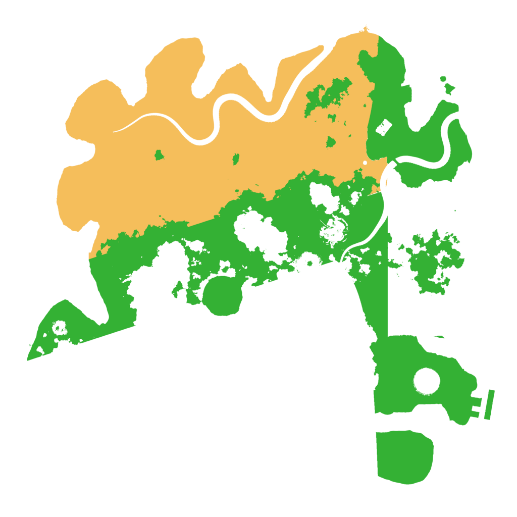 Biome Rust Map: Procedural Map, Size: 3500, Seed: 857037