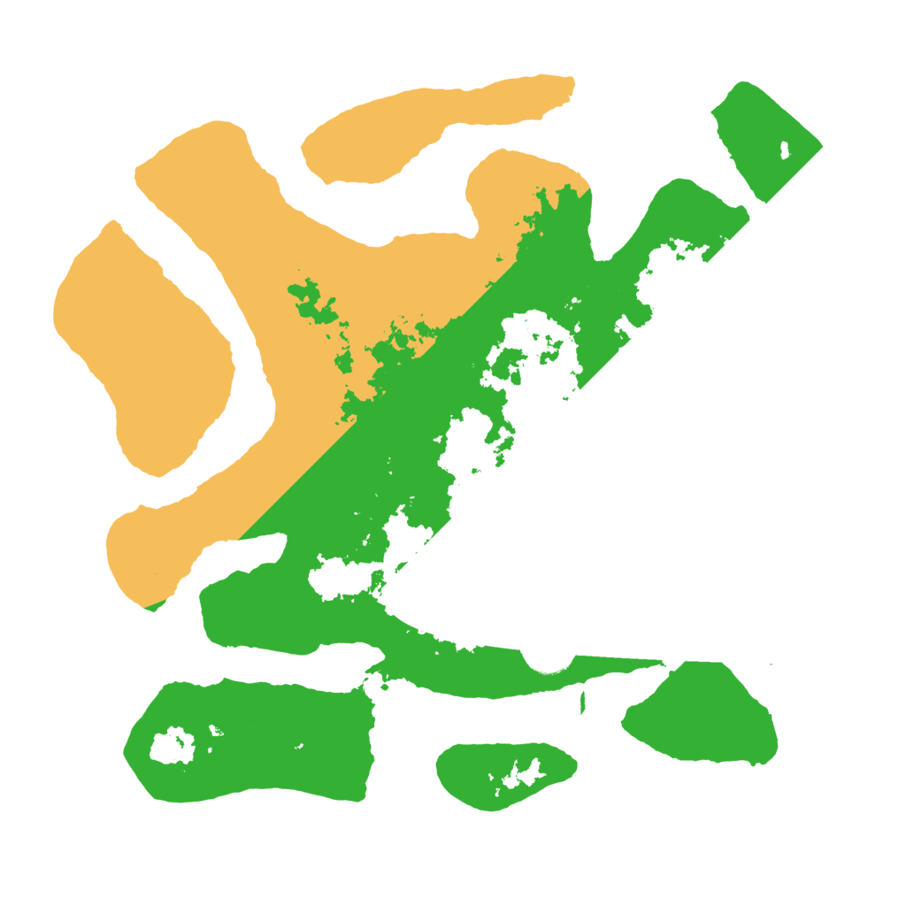 Biome Rust Map: Barren, Size: 3500, Seed: 2600696