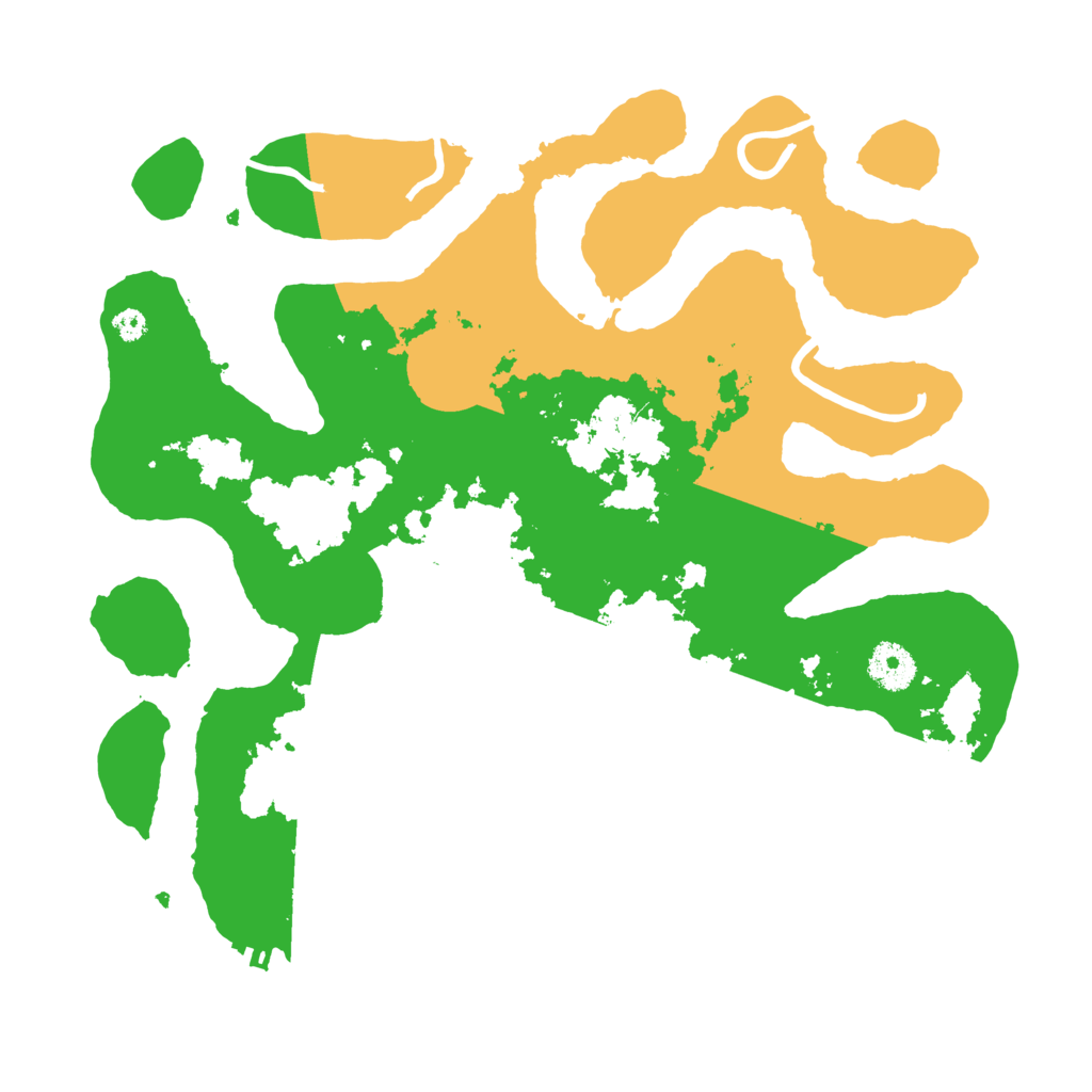 Biome Rust Map: Procedural Map, Size: 3500, Seed: 5630558