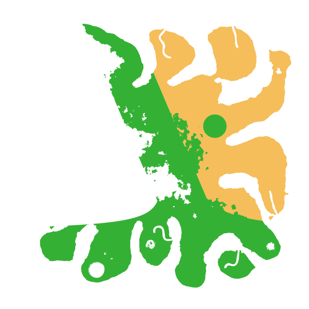 Biome Rust Map: Procedural Map, Size: 3500, Seed: 6065614