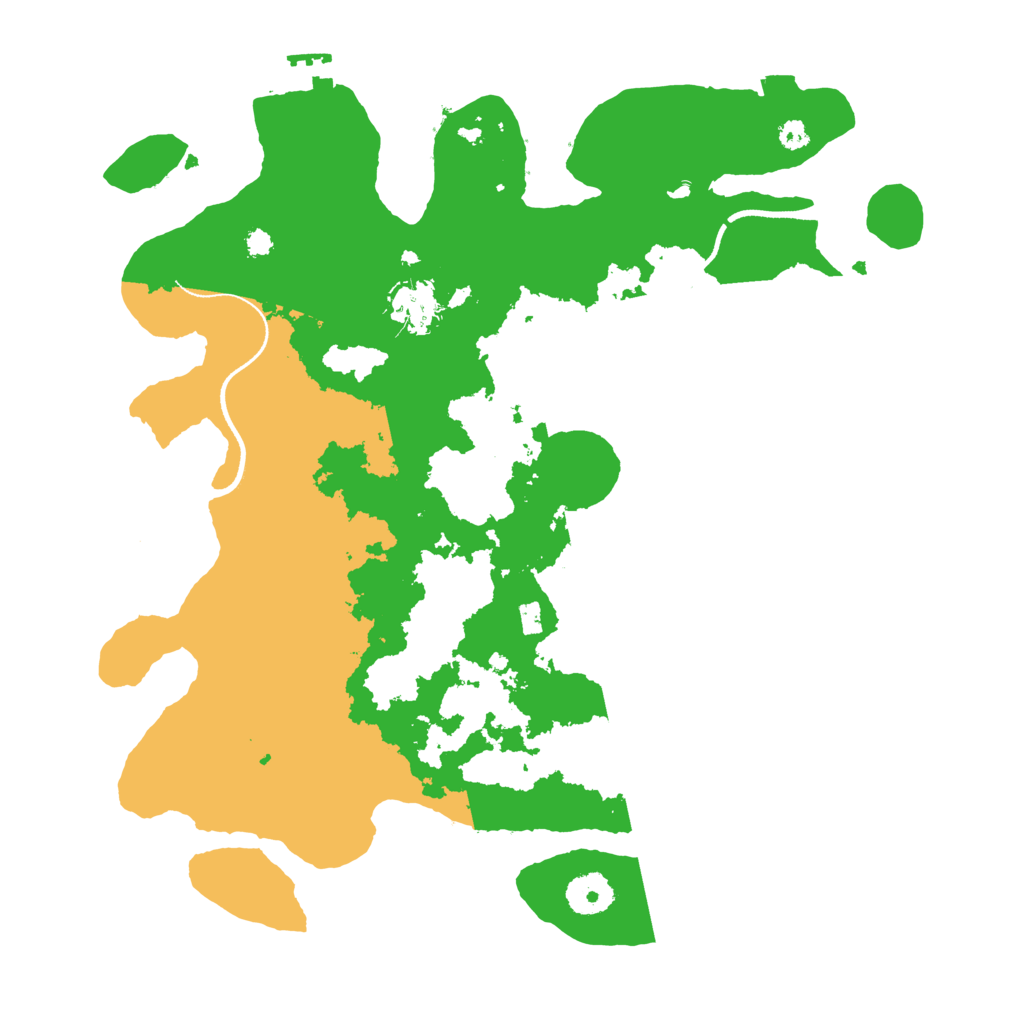 Biome Rust Map: Procedural Map, Size: 3500, Seed: 4649428