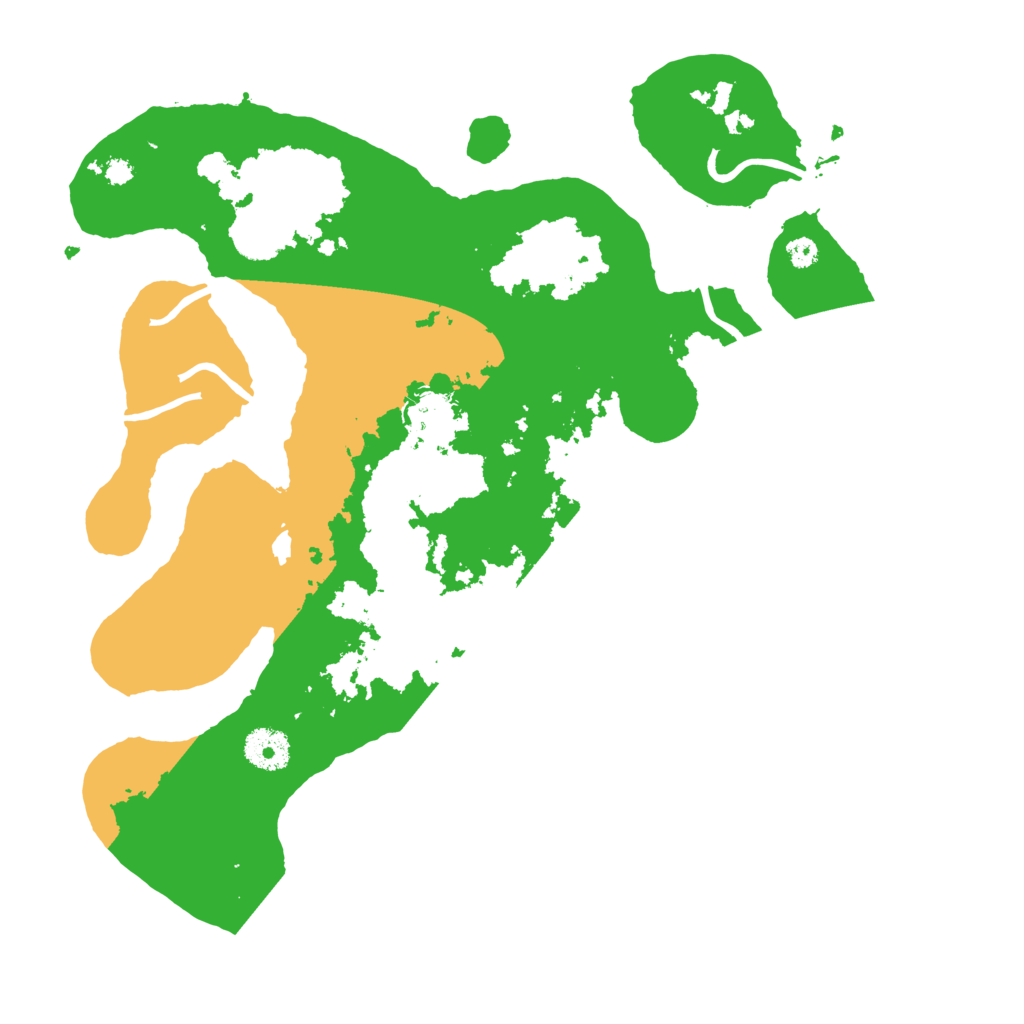 Biome Rust Map: Procedural Map, Size: 3500, Seed: 5984688