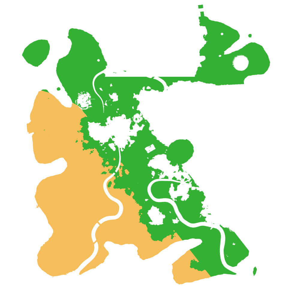 Biome Rust Map: Procedural Map, Size: 3500, Seed: 190746