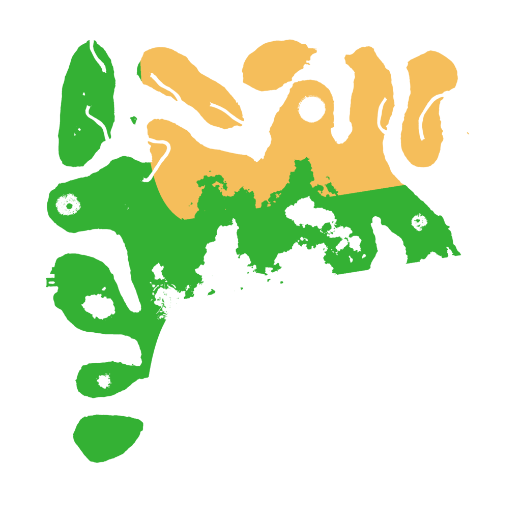 Biome Rust Map: Procedural Map, Size: 3500, Seed: 3461199