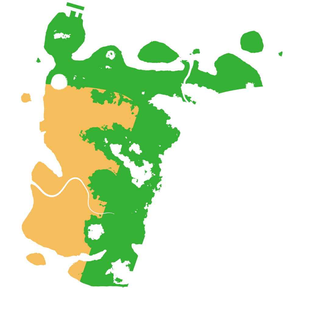 Biome Rust Map: Procedural Map, Size: 3500, Seed: 2318934