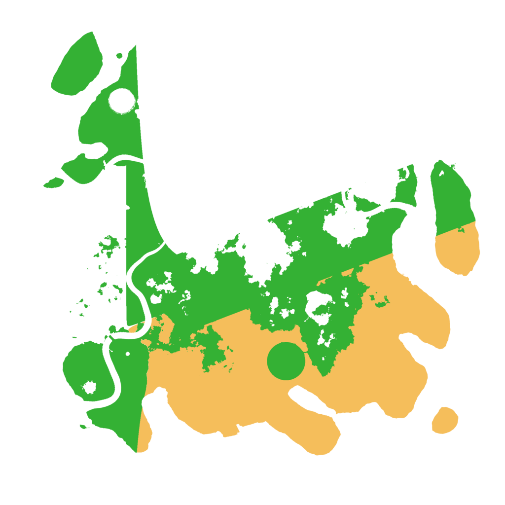Biome Rust Map: Procedural Map, Size: 3500, Seed: 3839880