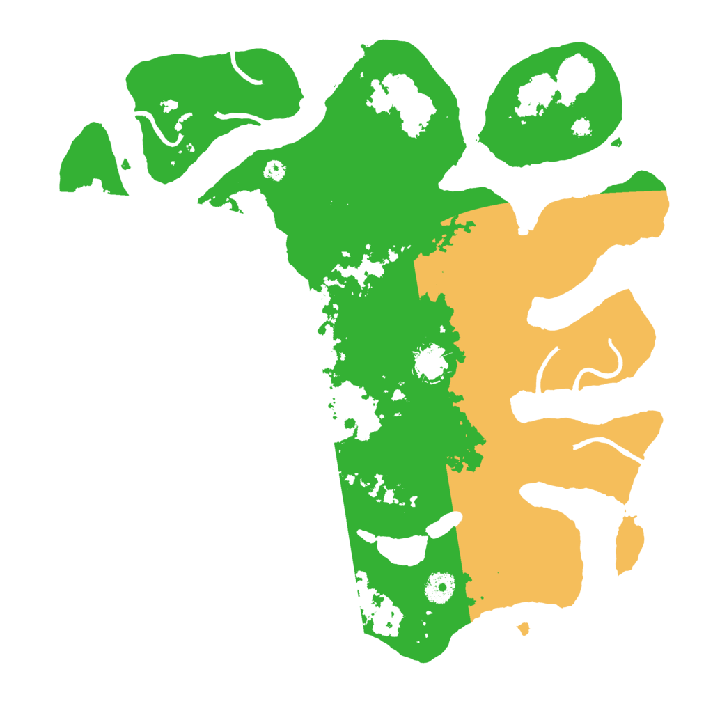 Biome Rust Map: Procedural Map, Size: 3500, Seed: 1607968