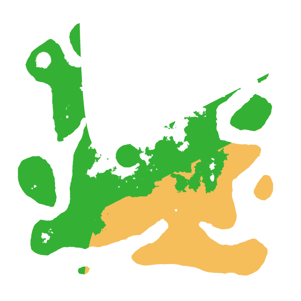 Biome Rust Map: Barren, Size: 3500, Seed: 1031878