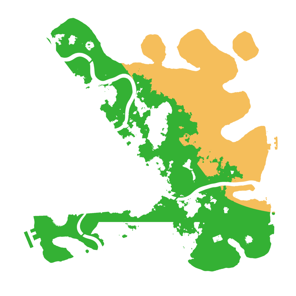 Biome Rust Map: Procedural Map, Size: 3500, Seed: 5989411