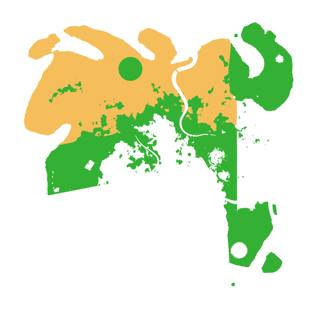 Biome Rust Map: Procedural Map, Size: 3500, Seed: 4877305