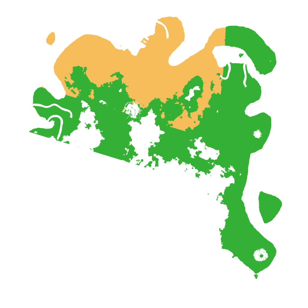 Biome Rust Map: Procedural Map, Size: 3500, Seed: 6303928