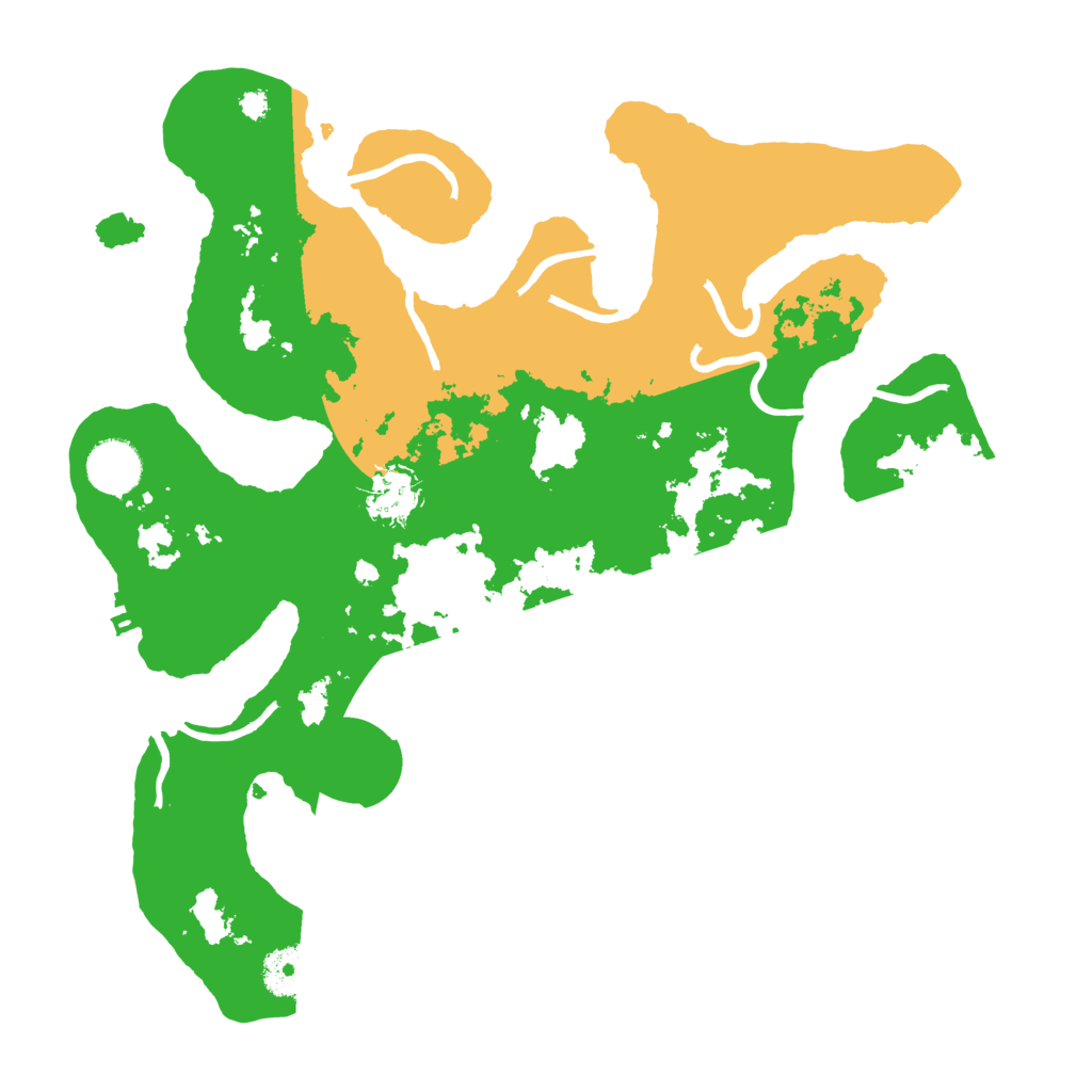 Biome Rust Map: Procedural Map, Size: 3500, Seed: 1817420