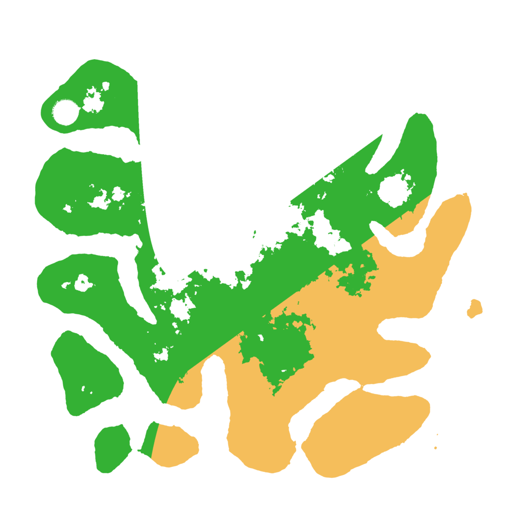 Biome Rust Map: Barren, Size: 3500, Seed: 2593695