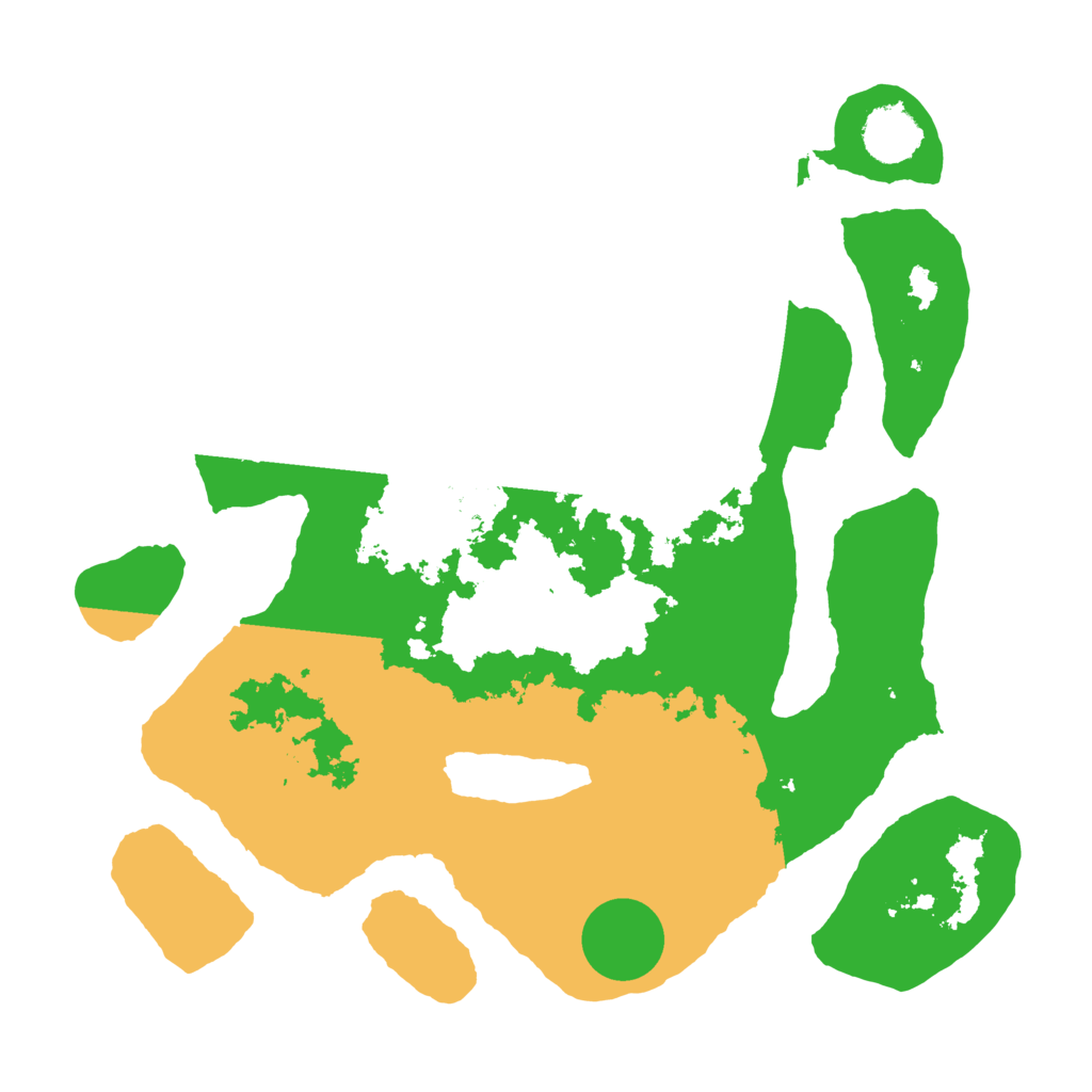 Biome Rust Map: Barren, Size: 3500, Seed: 2642206