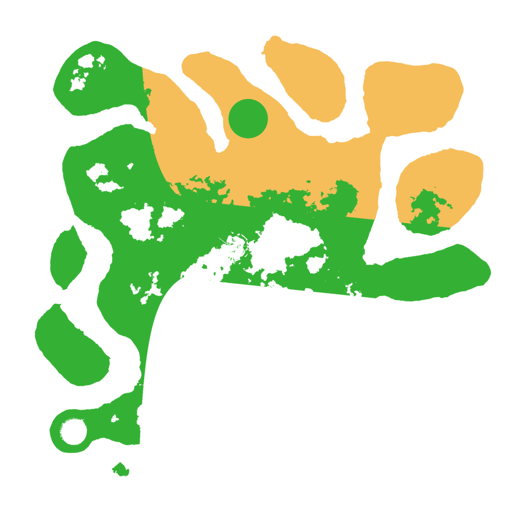 Biome Rust Map: Barren, Size: 3500, Seed: 5600048