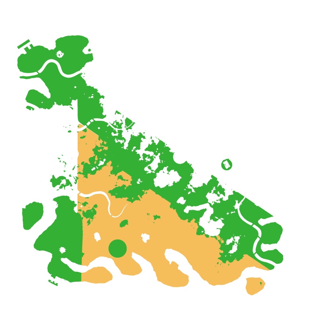 Biome Rust Map: Procedural Map, Size: 4500, Seed: 5416541
