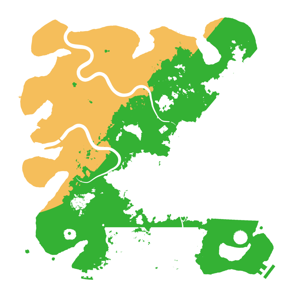 Biome Rust Map: Procedural Map, Size: 3850, Seed: 2056817779