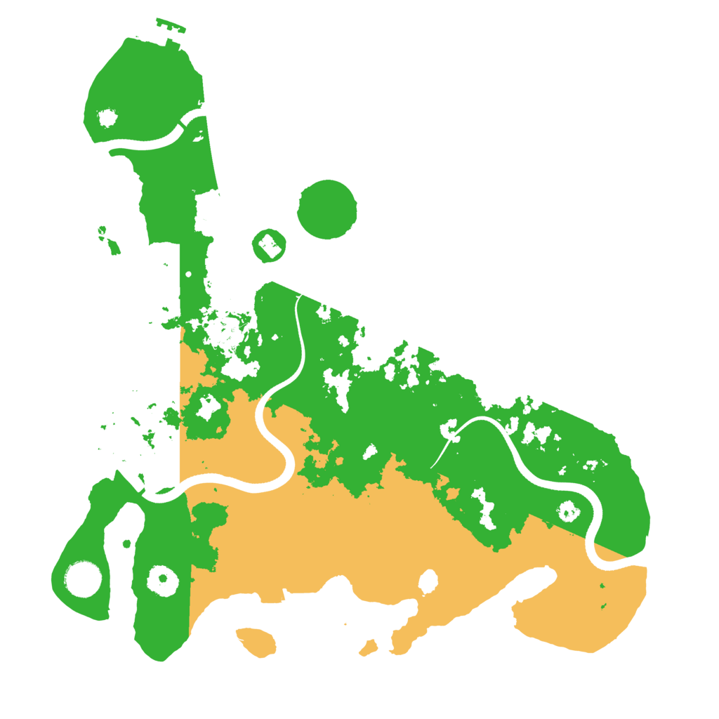 Biome Rust Map: Procedural Map, Size: 3500, Seed: 2748730