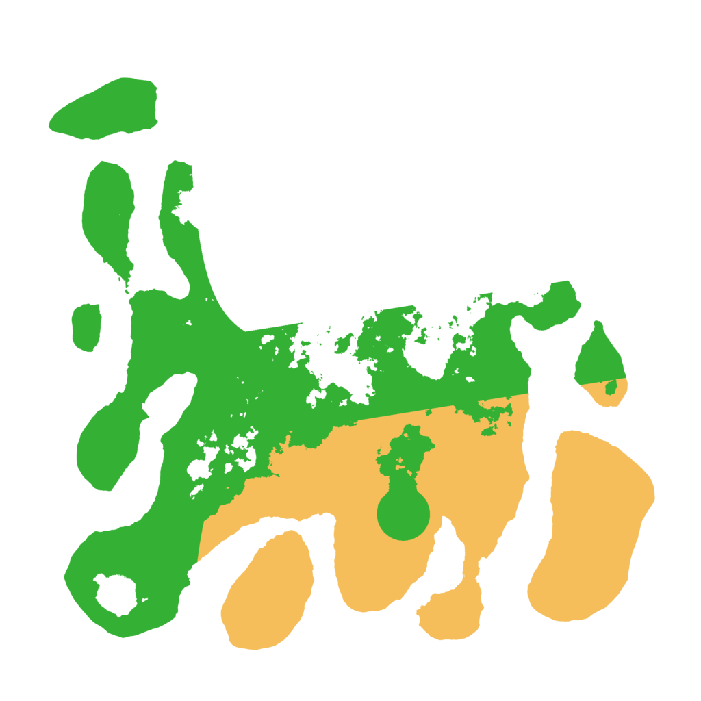 Biome Rust Map: Barren, Size: 3500, Seed: 3417234