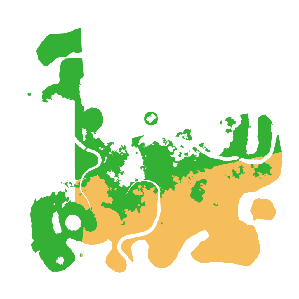 Biome Rust Map: Procedural Map, Size: 3500, Seed: 2890695