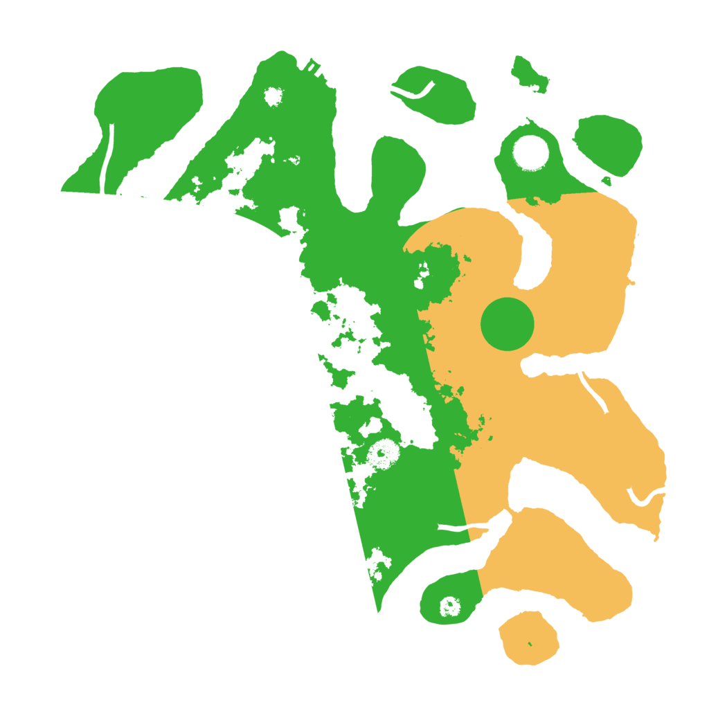 Biome Rust Map: Procedural Map, Size: 3500, Seed: 4553877