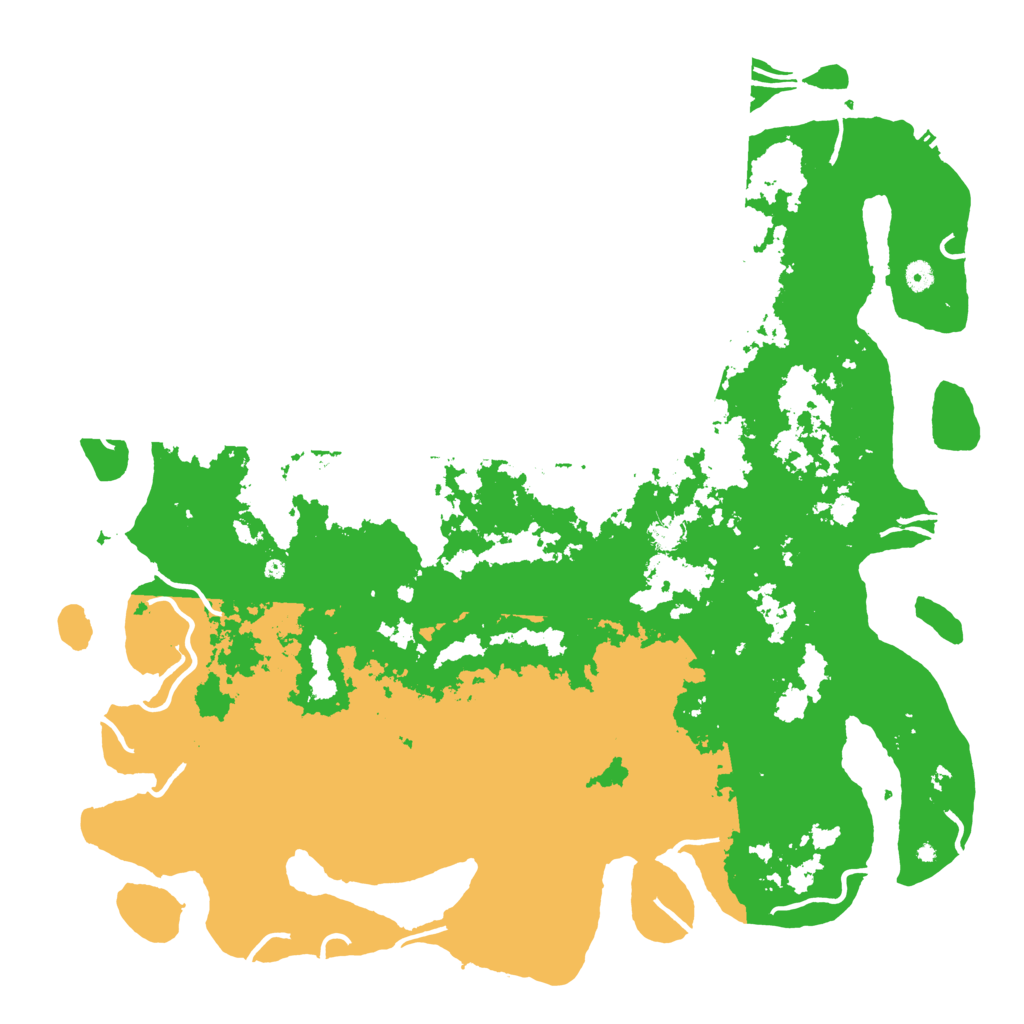 Biome Rust Map: Procedural Map, Size: 5250, Seed: 18