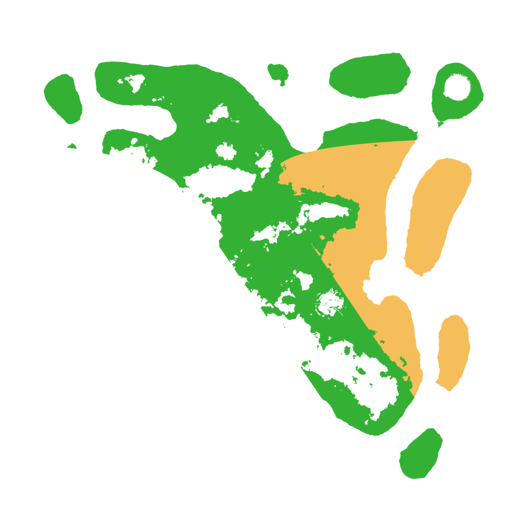 Biome Rust Map: Barren, Size: 3500, Seed: 1751115