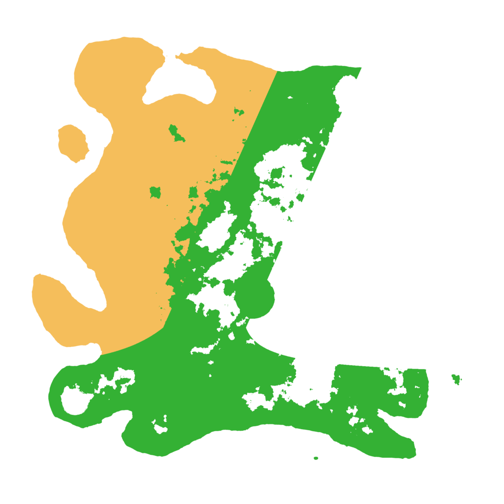 Biome Rust Map: Barren, Size: 3500, Seed: 3160981
