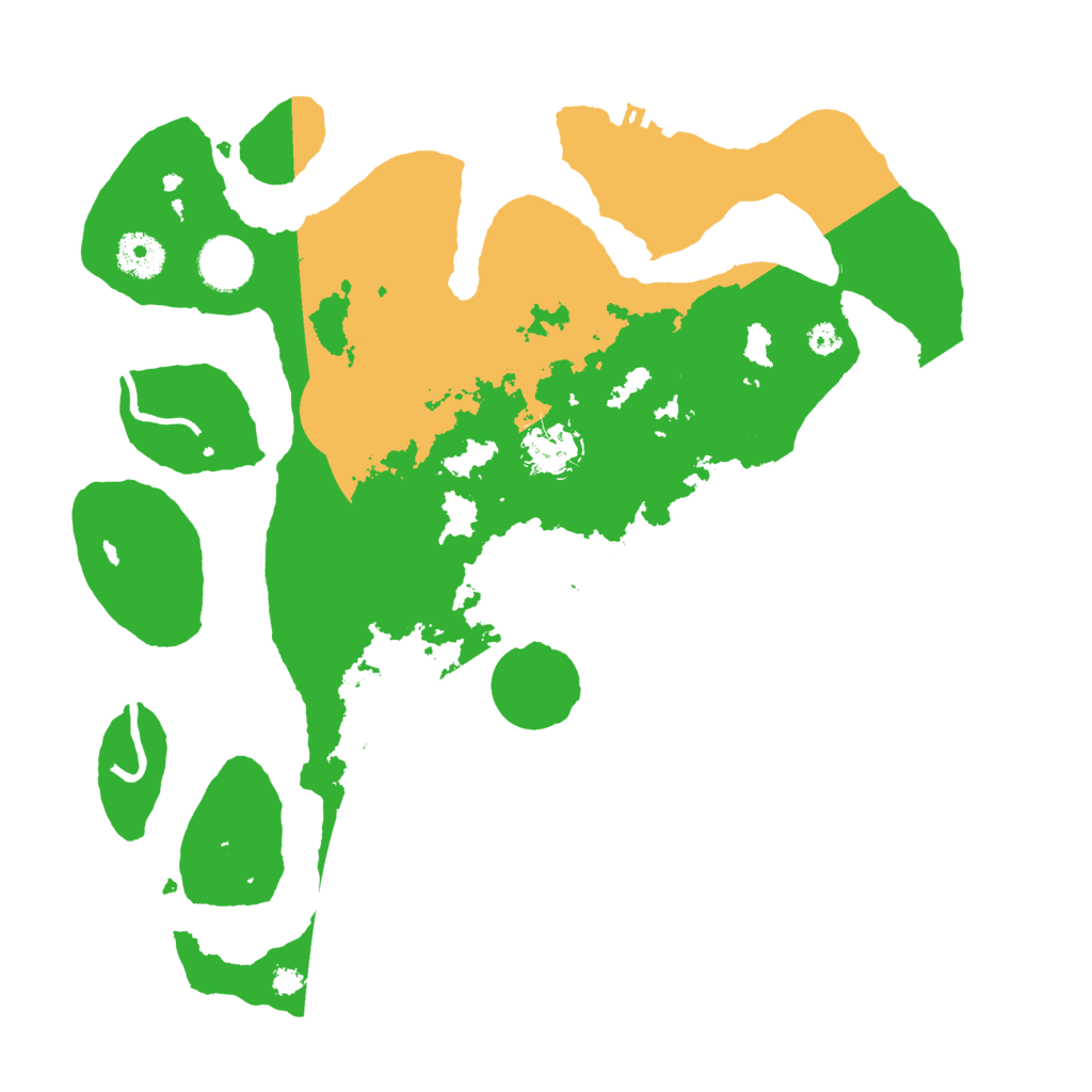 Biome Rust Map: Procedural Map, Size: 3500, Seed: 694484871