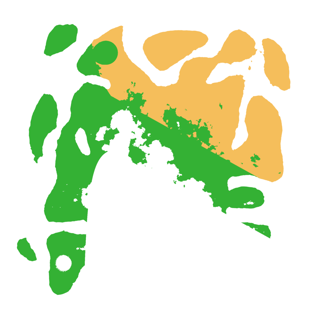 Biome Rust Map: Barren, Size: 3500, Seed: 4563885