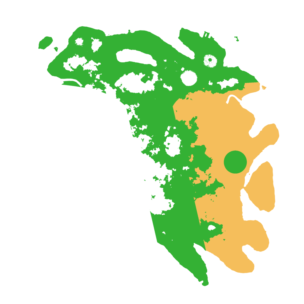 Biome Rust Map: Procedural Map, Size: 3500, Seed: 5621077