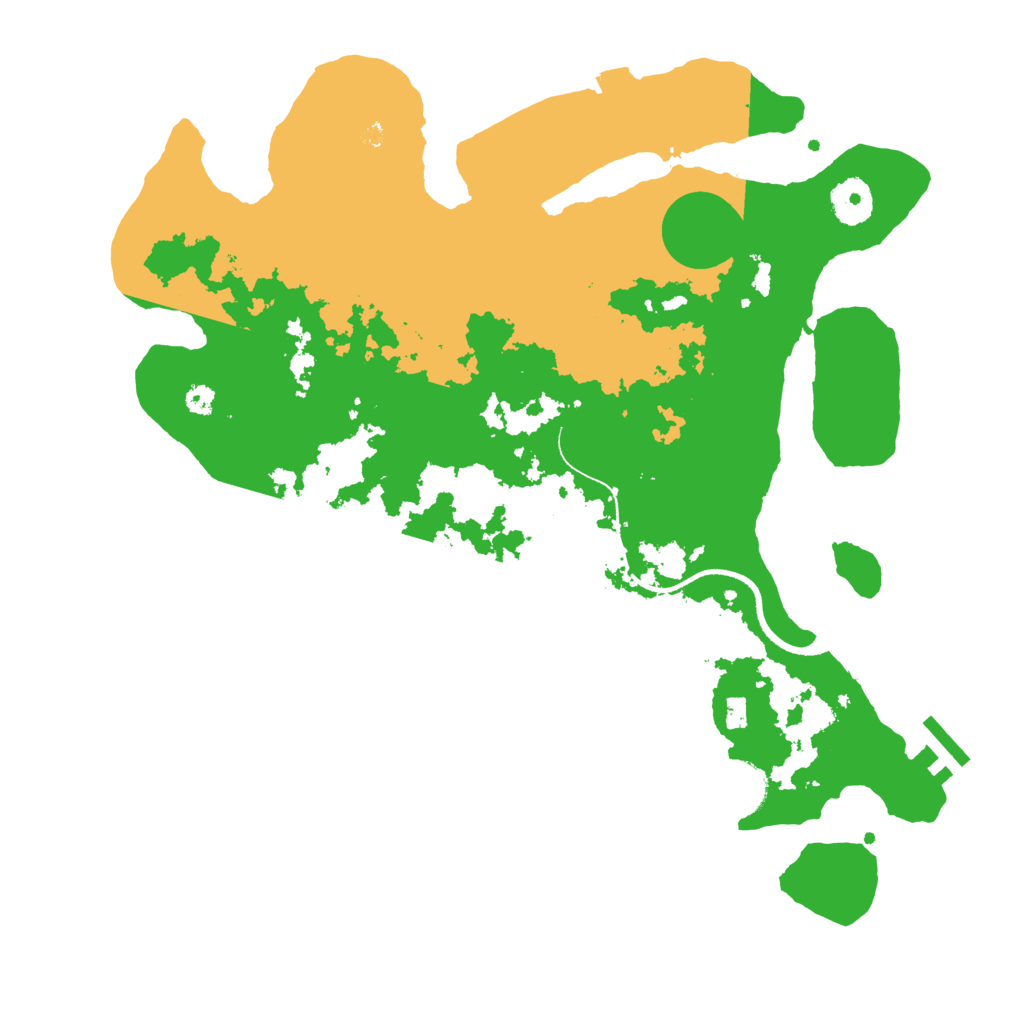 Biome Rust Map: Procedural Map, Size: 3500, Seed: 5955620