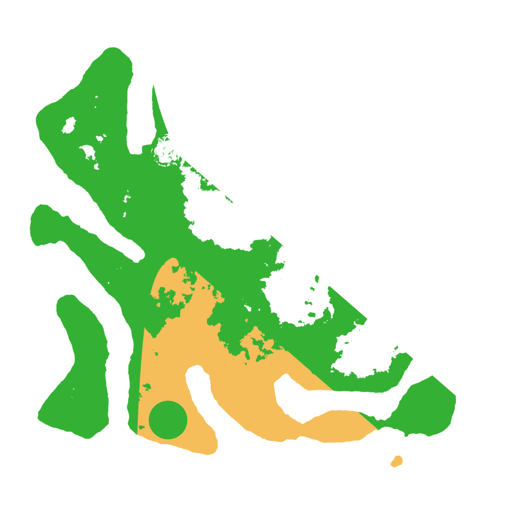 Biome Rust Map: Barren, Size: 3500, Seed: 1790126