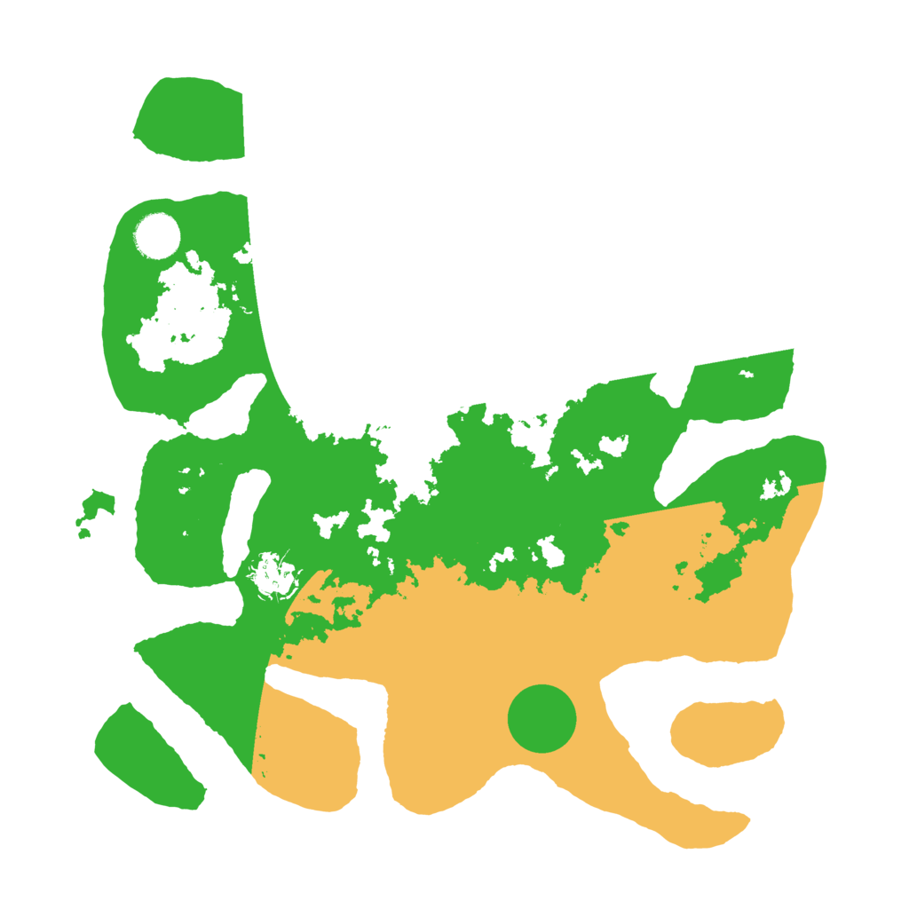 Biome Rust Map: Barren, Size: 3500, Seed: 2666087