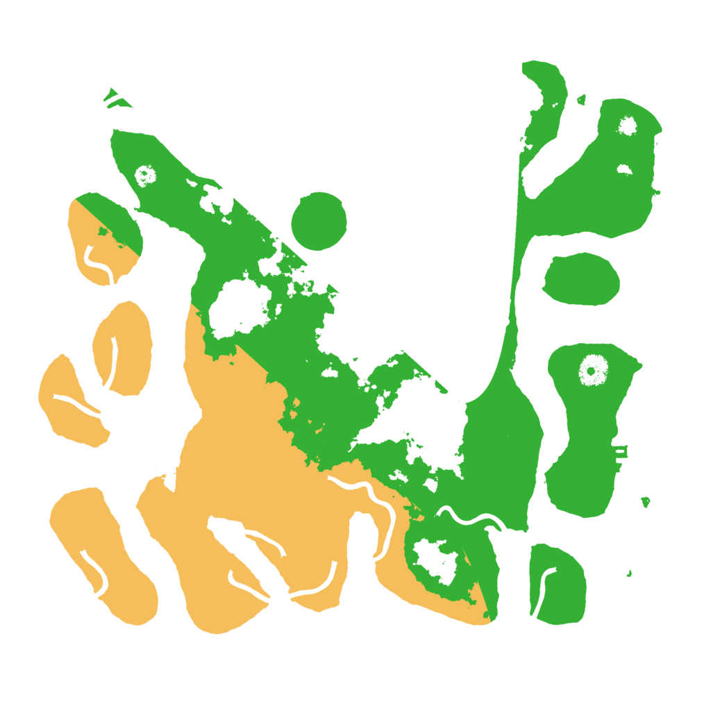 Biome Rust Map: Procedural Map, Size: 3500, Seed: 1766304