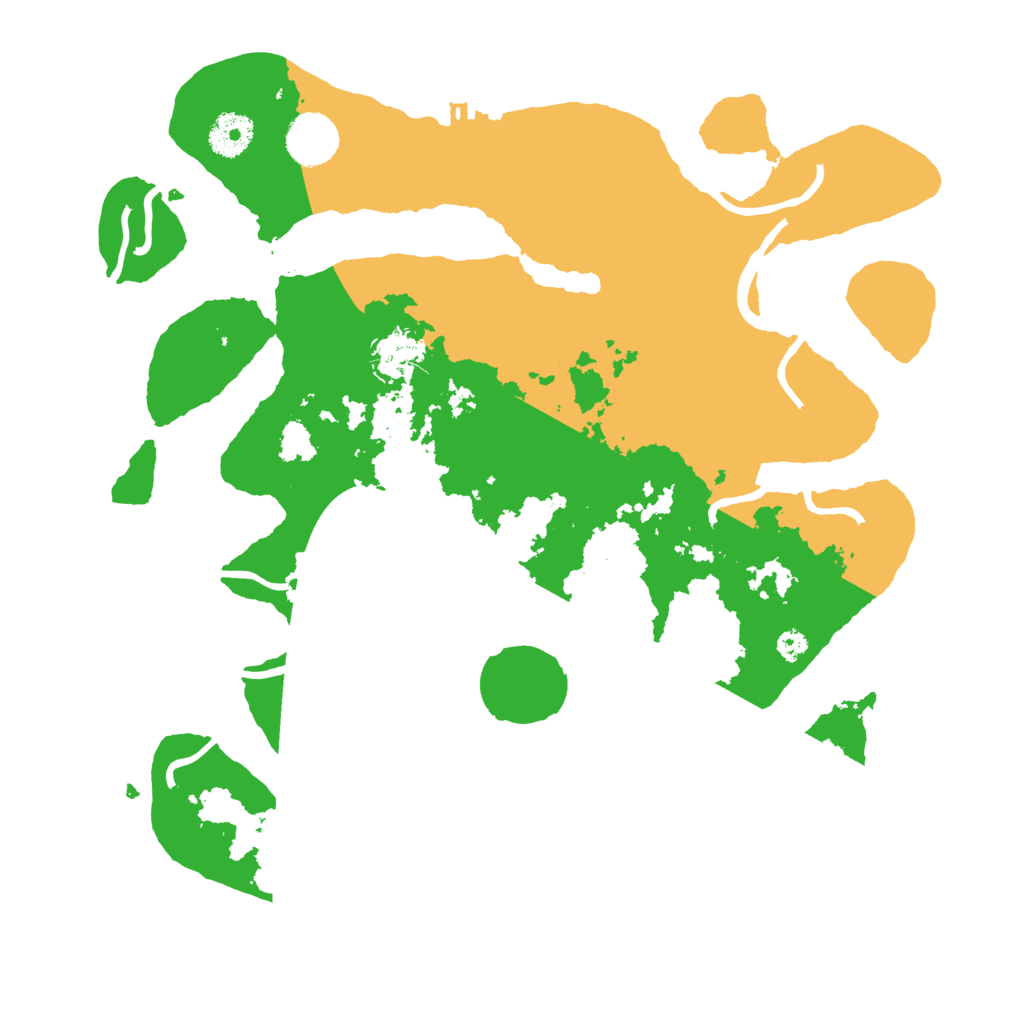 Biome Rust Map: Procedural Map, Size: 3500, Seed: 5865206