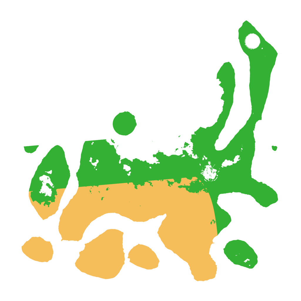 Biome Rust Map: Barren, Size: 3500, Seed: 1874189