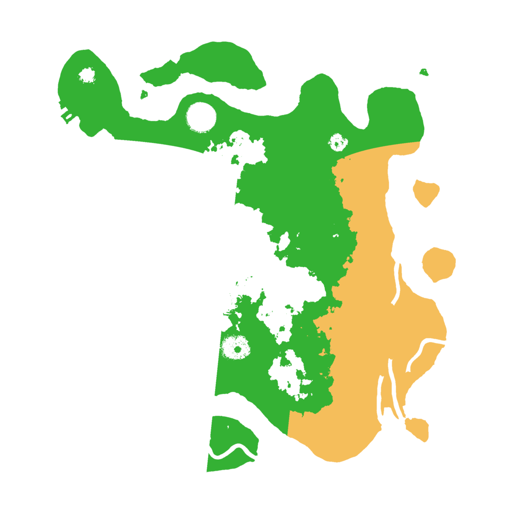 Biome Rust Map: Procedural Map, Size: 3000, Seed: 1086208600