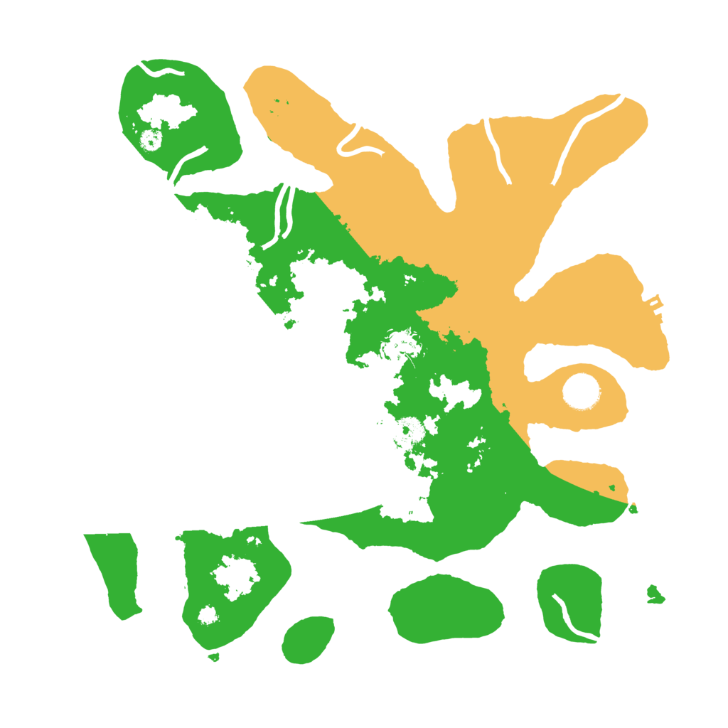 Biome Rust Map: Procedural Map, Size: 3500, Seed: 4846749